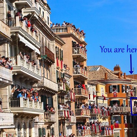 Ideally Situated Corfu Old Town Apartment Exteriör bild
